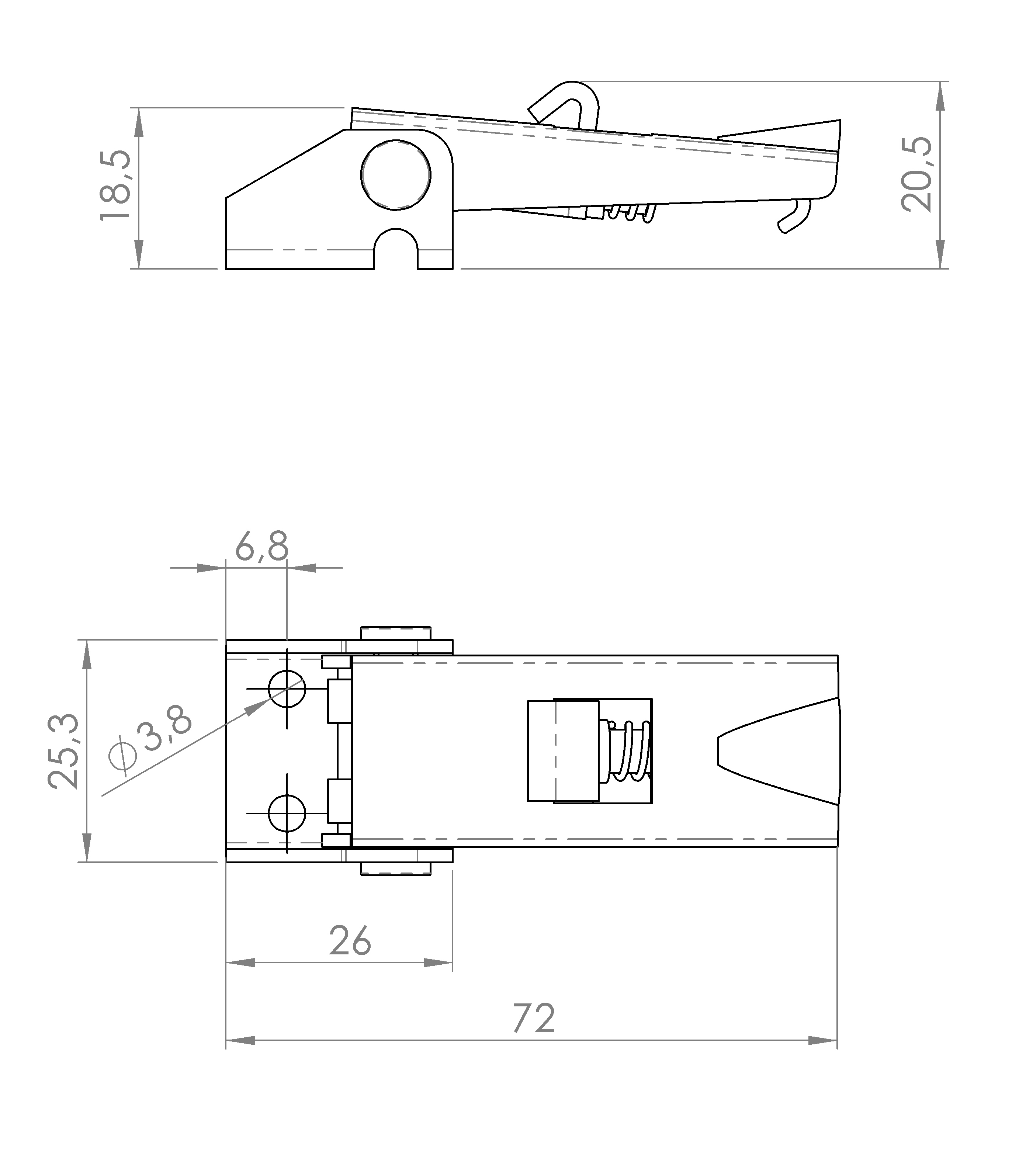 Spannverschluß mit Sicherungsbügel (4098.3485) 3