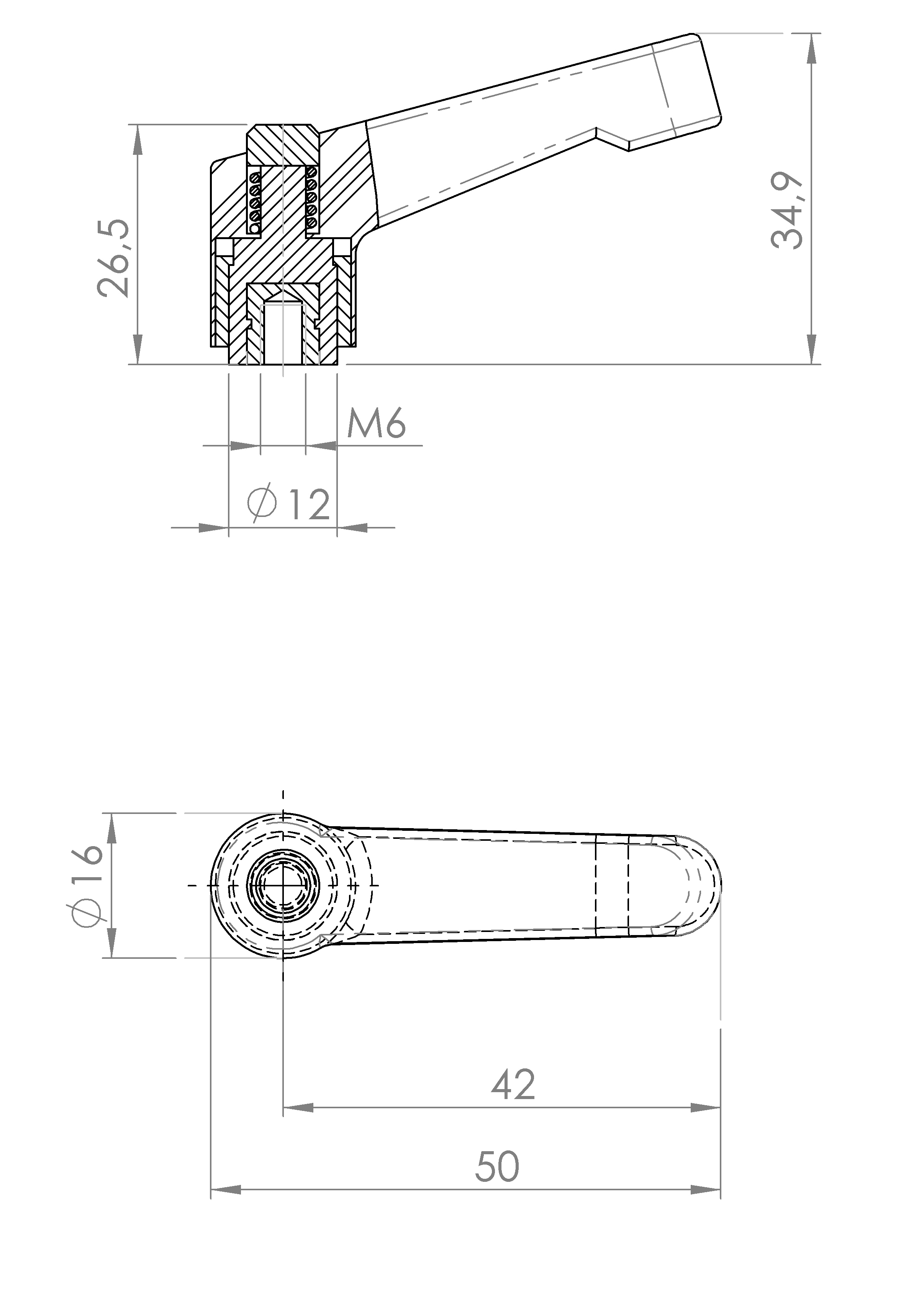Klemmhebelmutter (11048.15077)