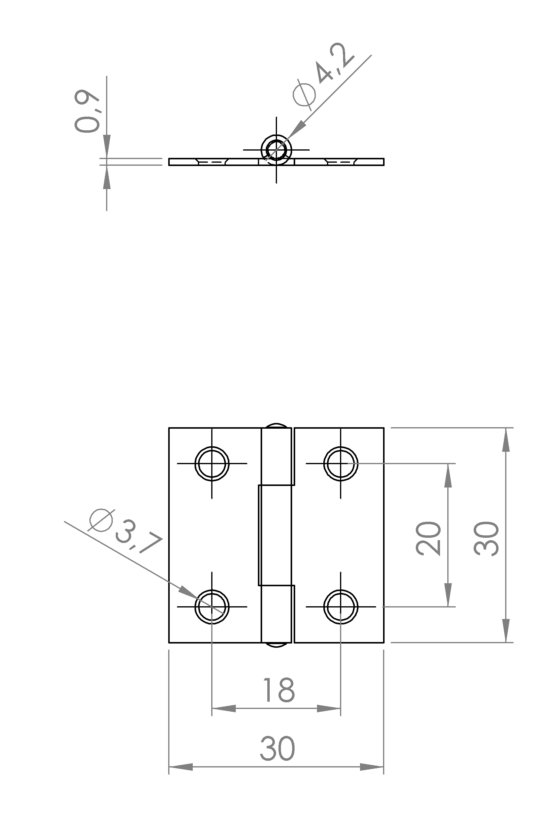 Scharnier gerollt, käntig (1016.10506) 4