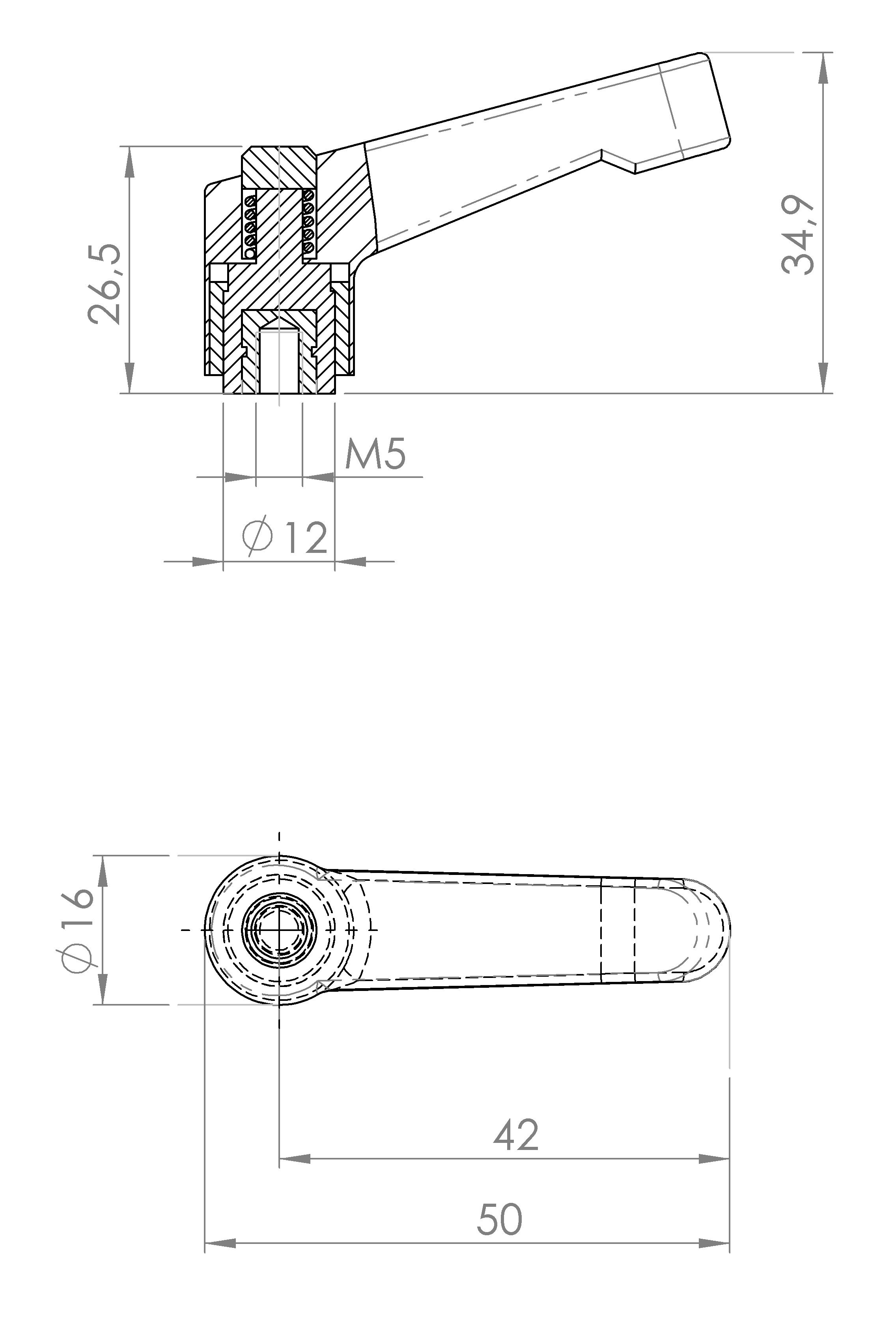 Klemmhebelmutter (11048.15075)