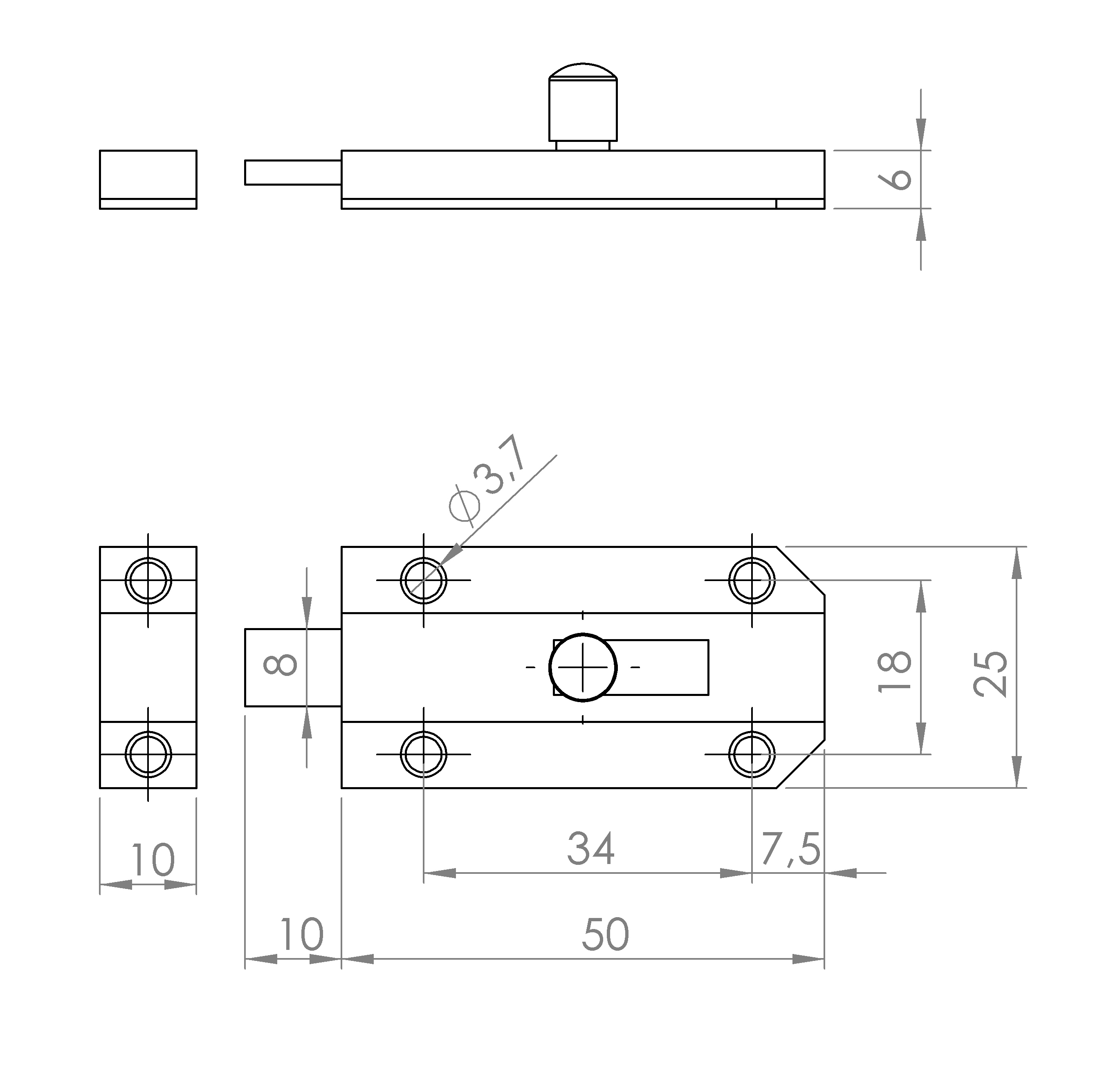 Profilriegel, flaches Modell (2109.3842) 4