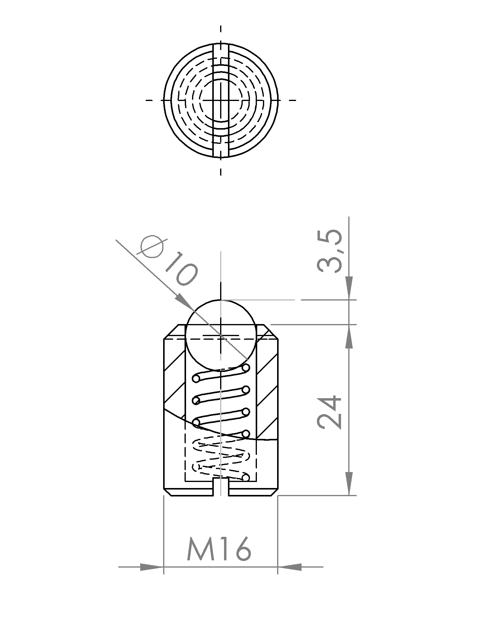 Federndes Druckstück (2087.6928)