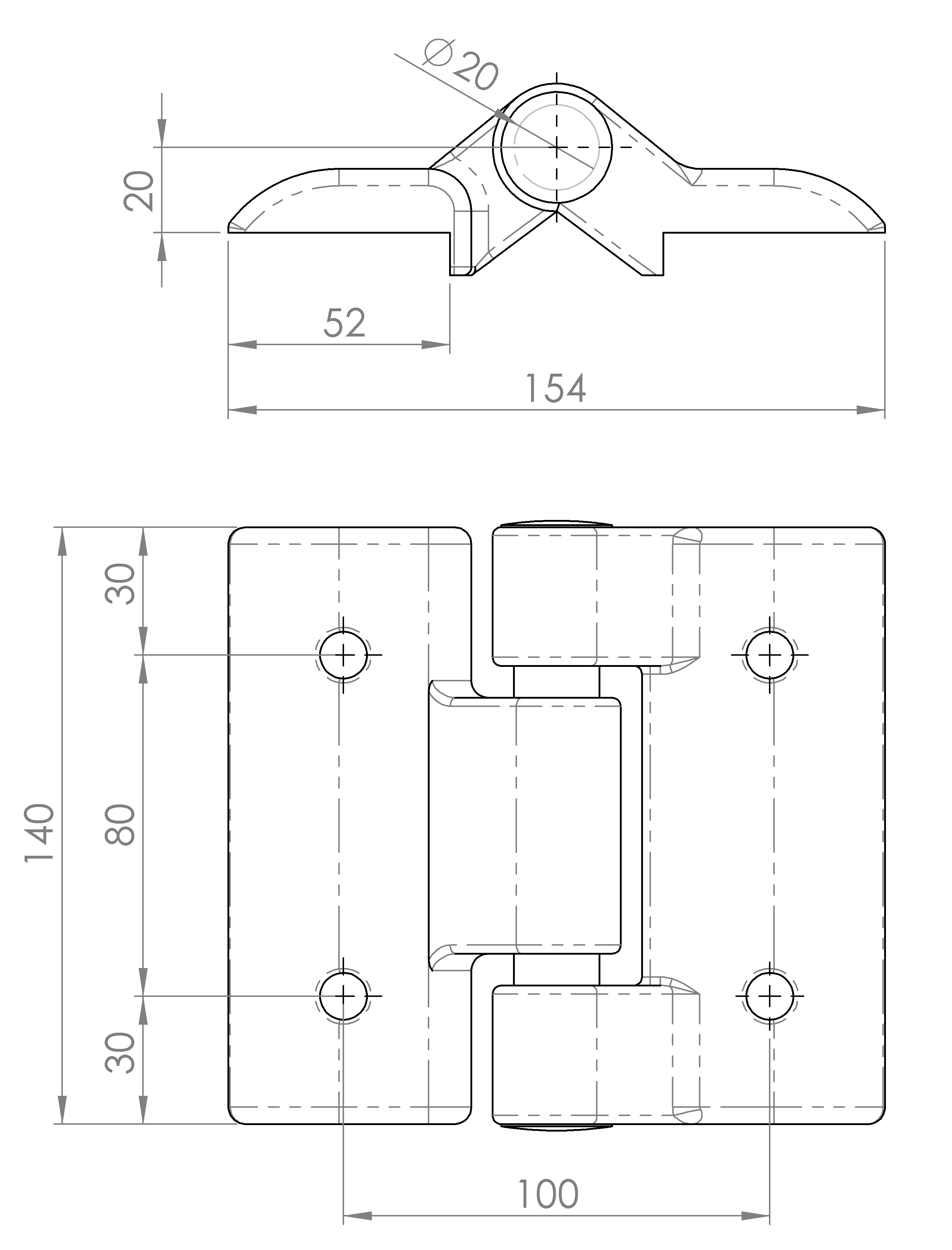 Schwerlastscharnier (1921.14962) 4
