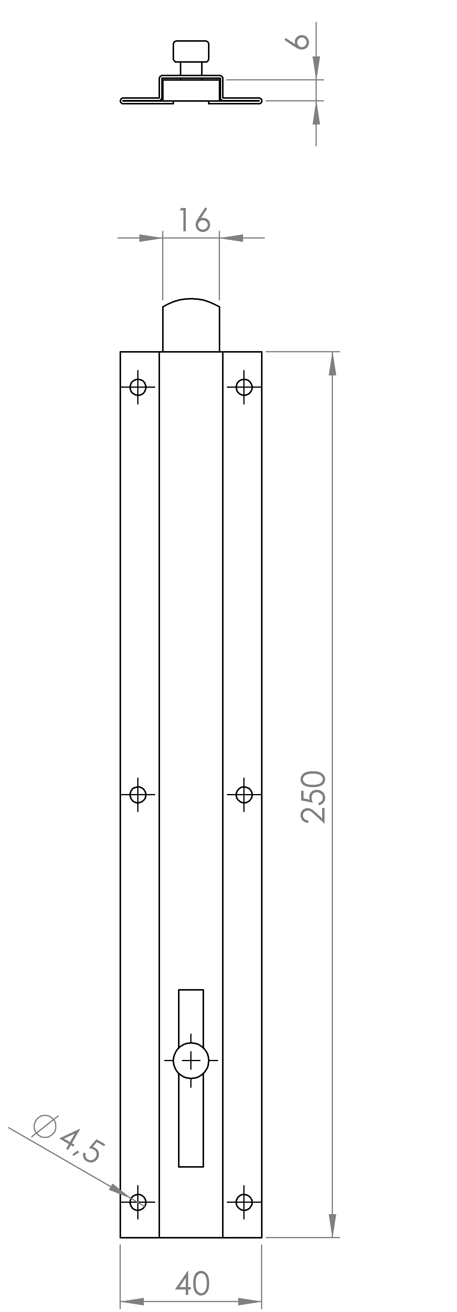 Schubriegel (2232.5882) 5