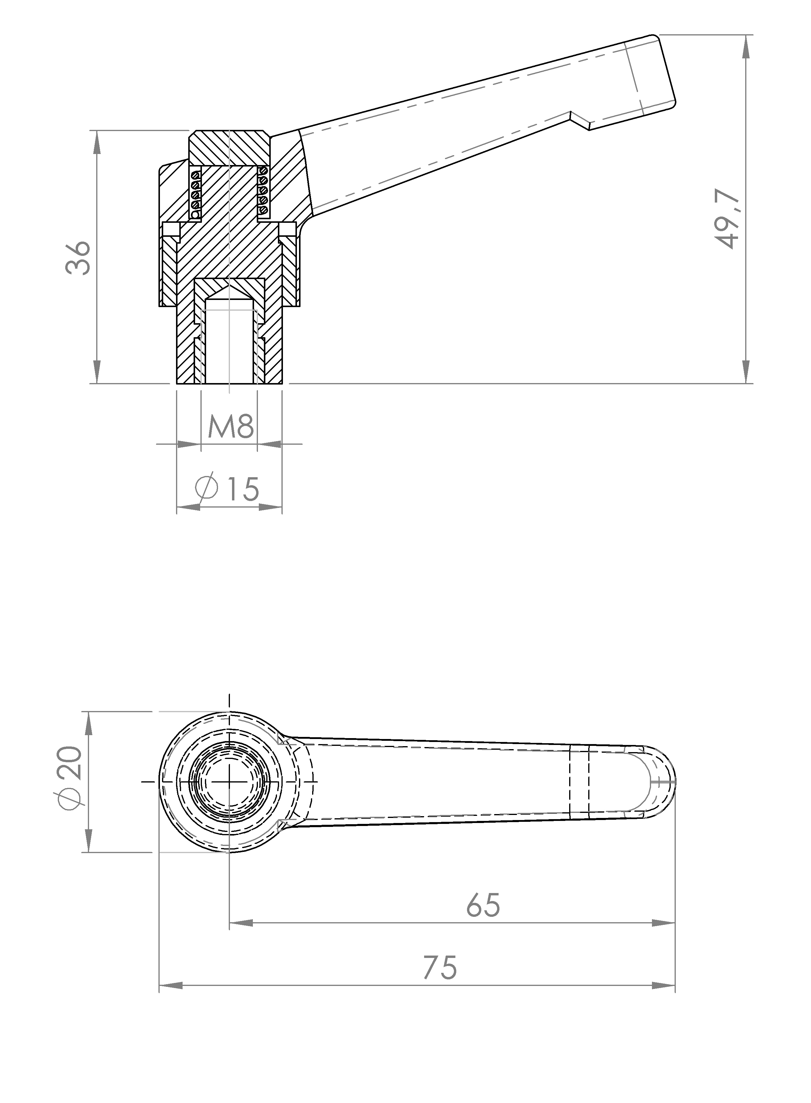 Klemmhebelmutter (11048.15079)