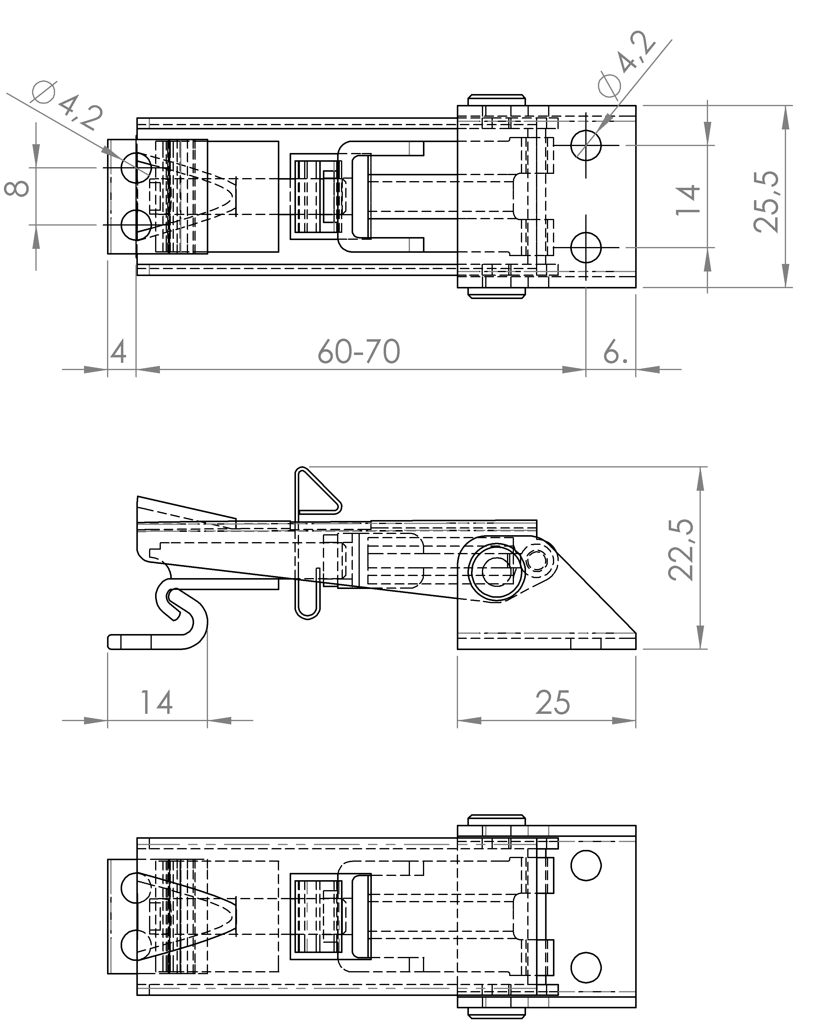 Spannverschluß mit Sicherung, (4032.1944) 5
