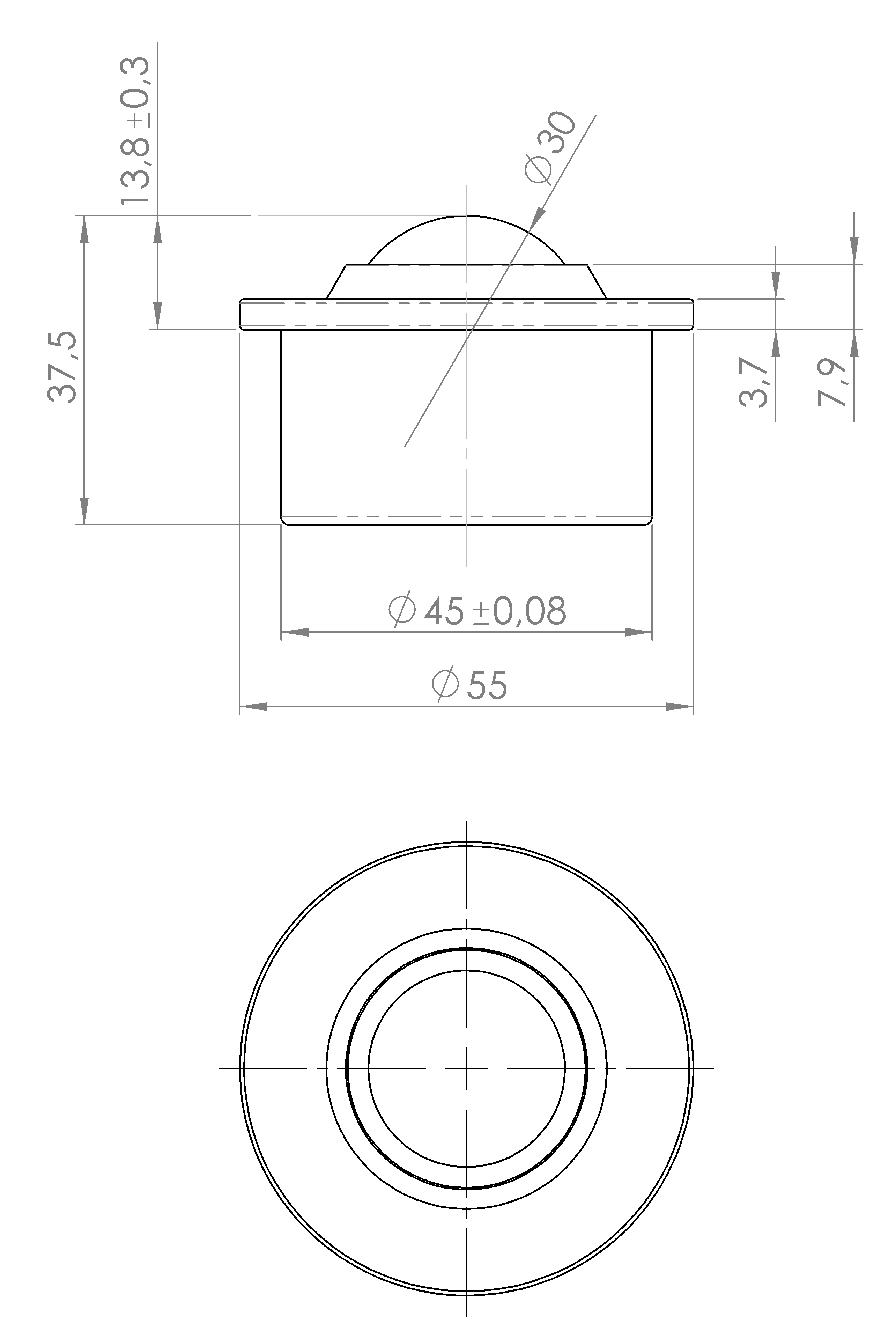 Druck-Kugelrolle (5028.5628)