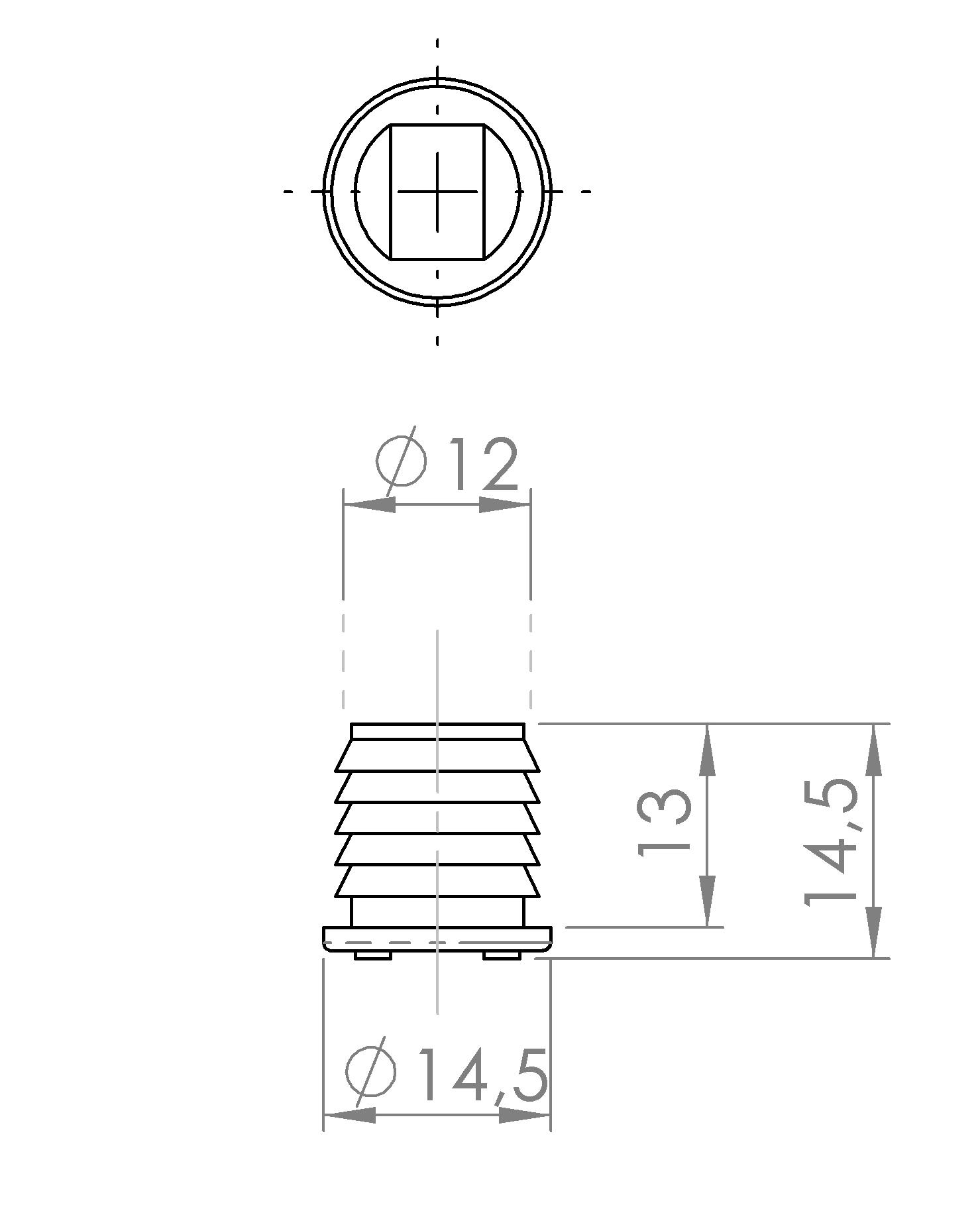 Magnetschnäpper zum Einlassen (2042.10922)