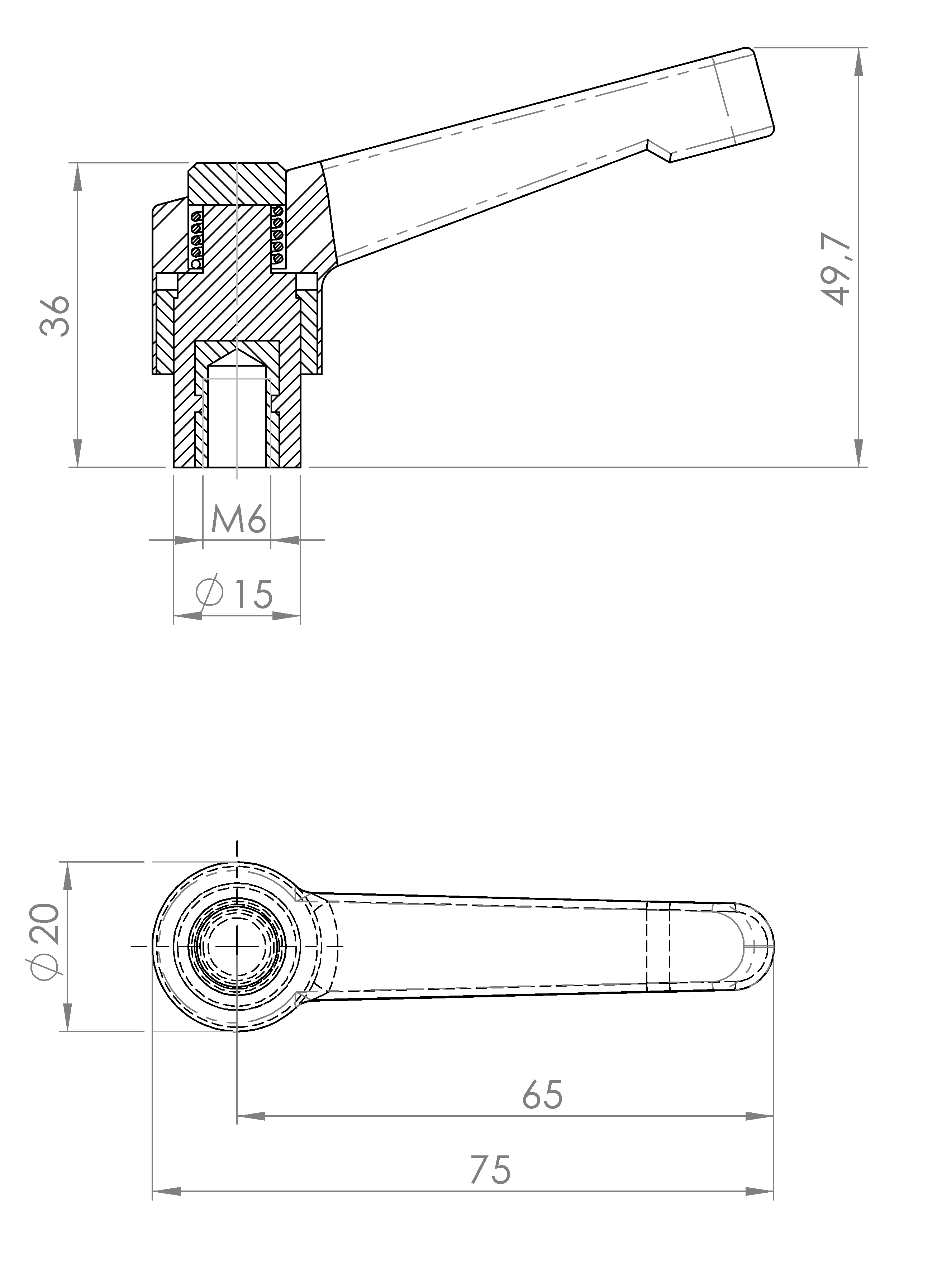 Klemmhebelmutter (11048.15078)
