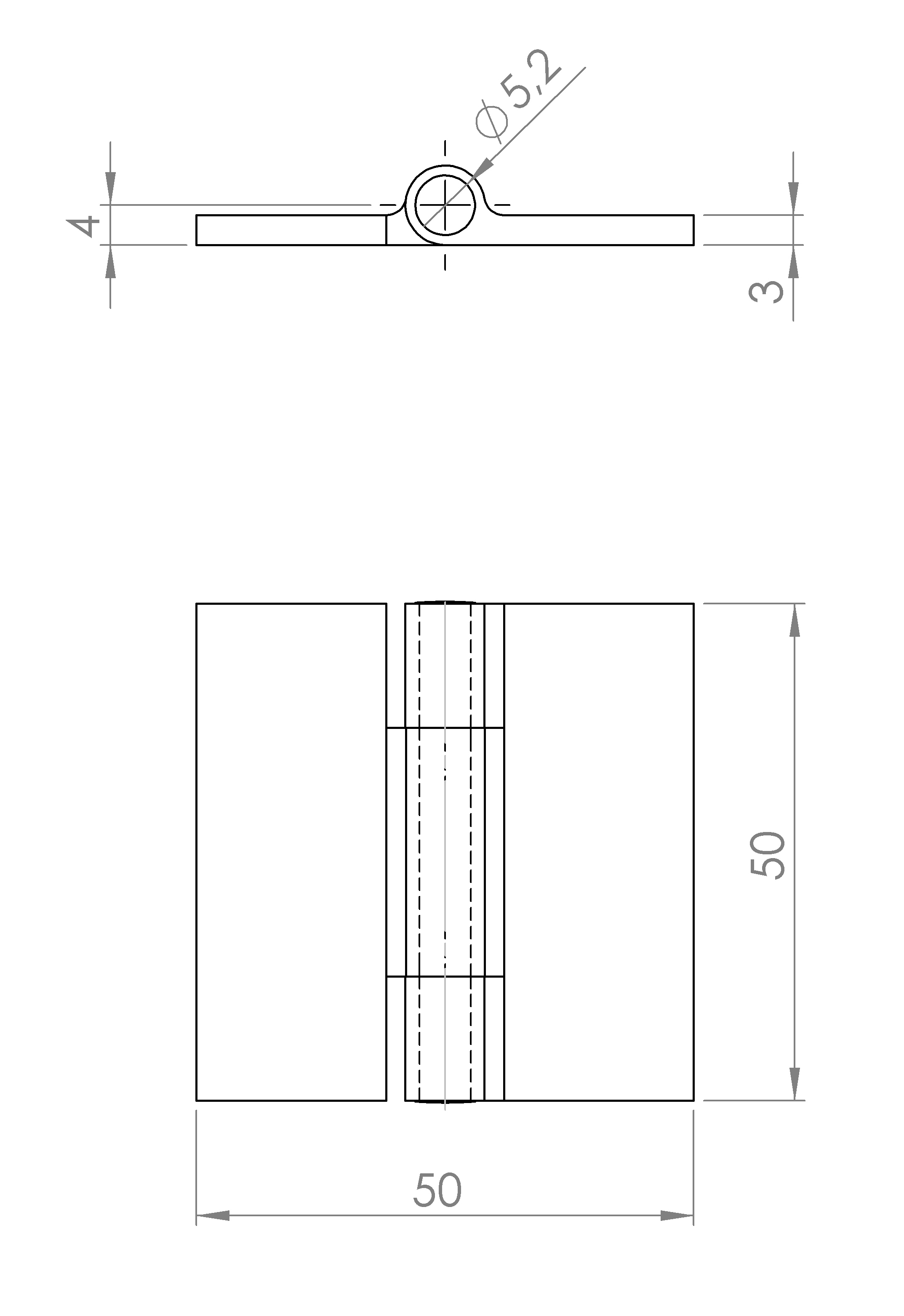 Aluminiumprofil-Scharnier (1912.14895) 4