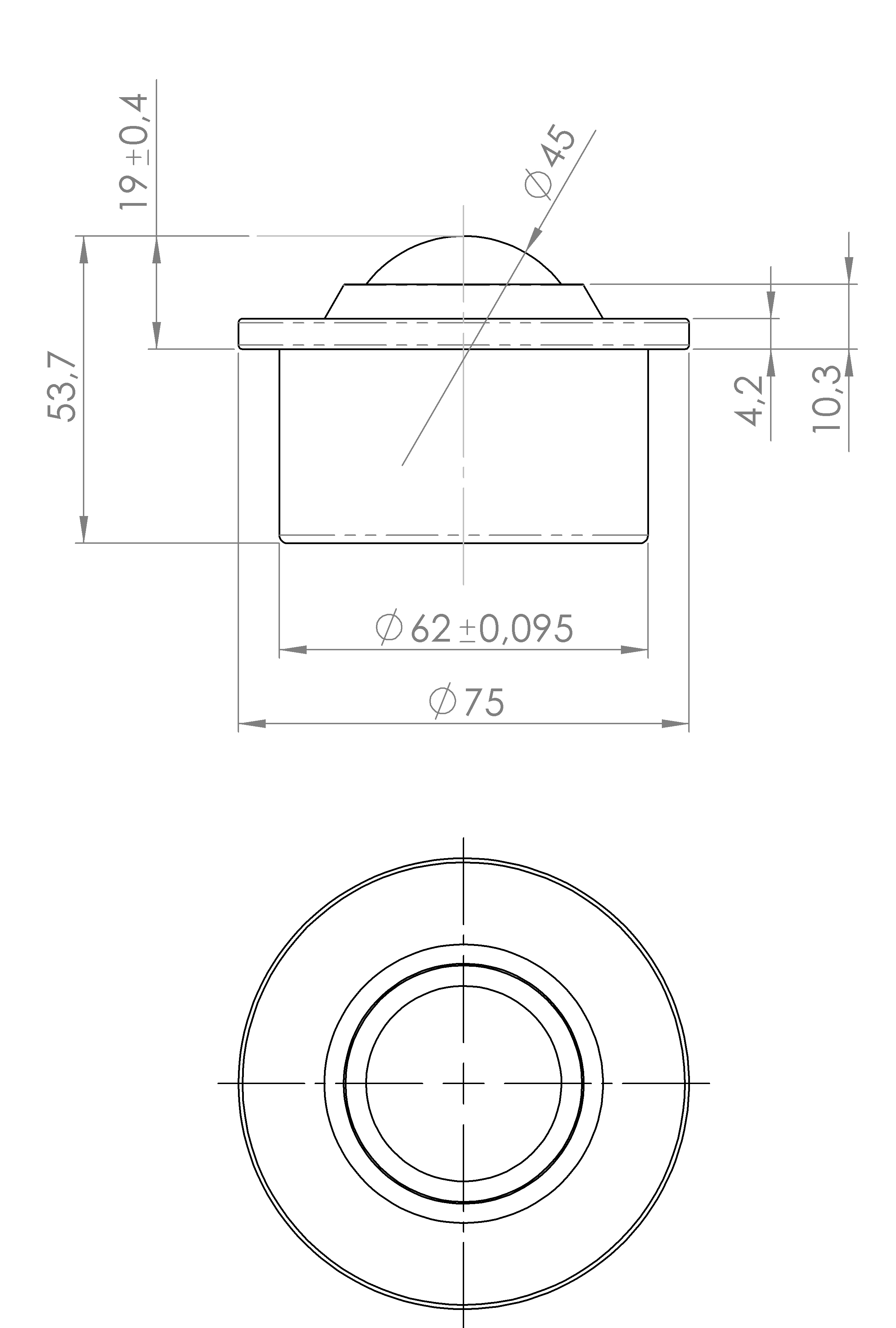 Druck-Kugelrolle (5028.5627)