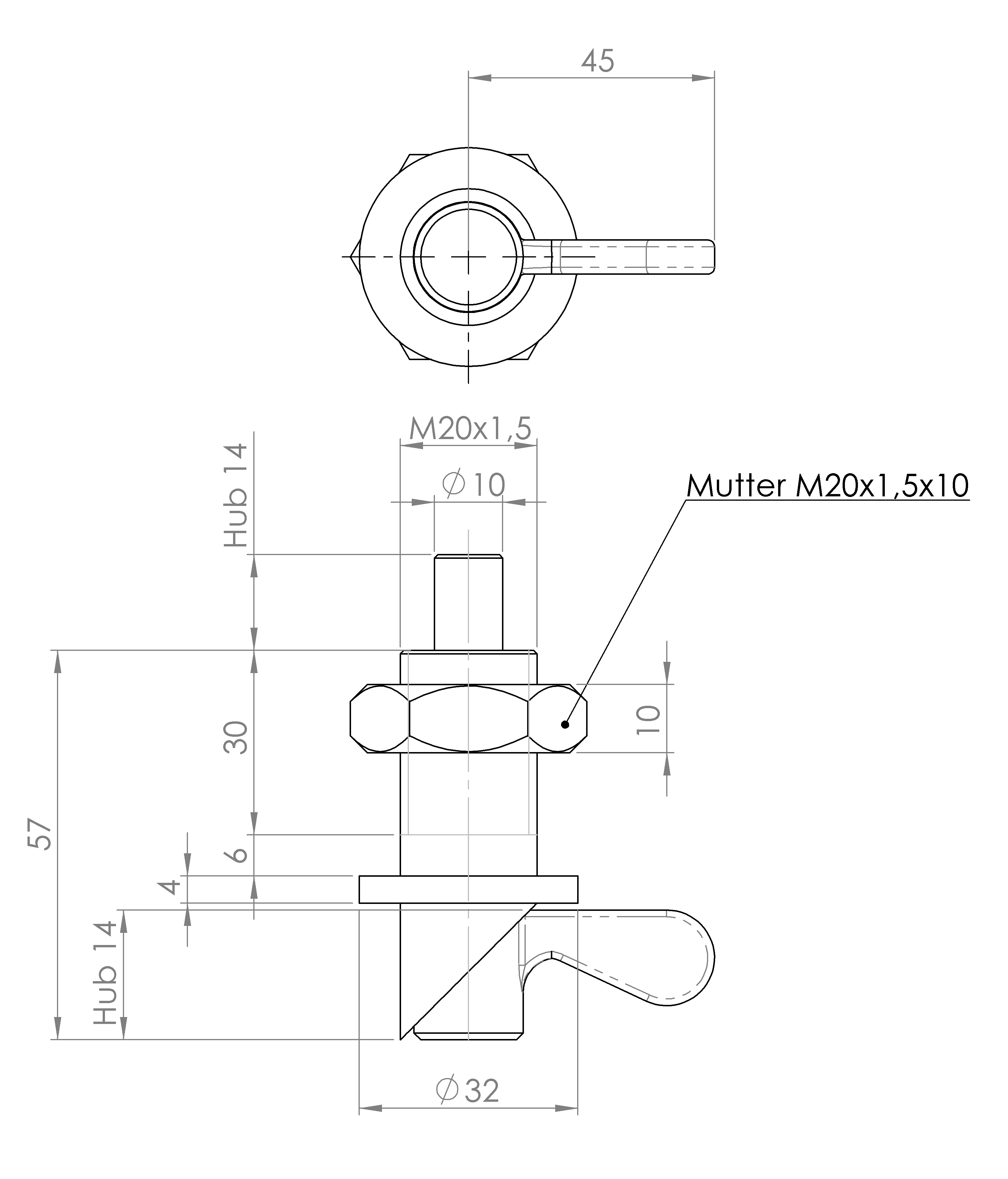 Federriegel arretierbar (2149.3255)