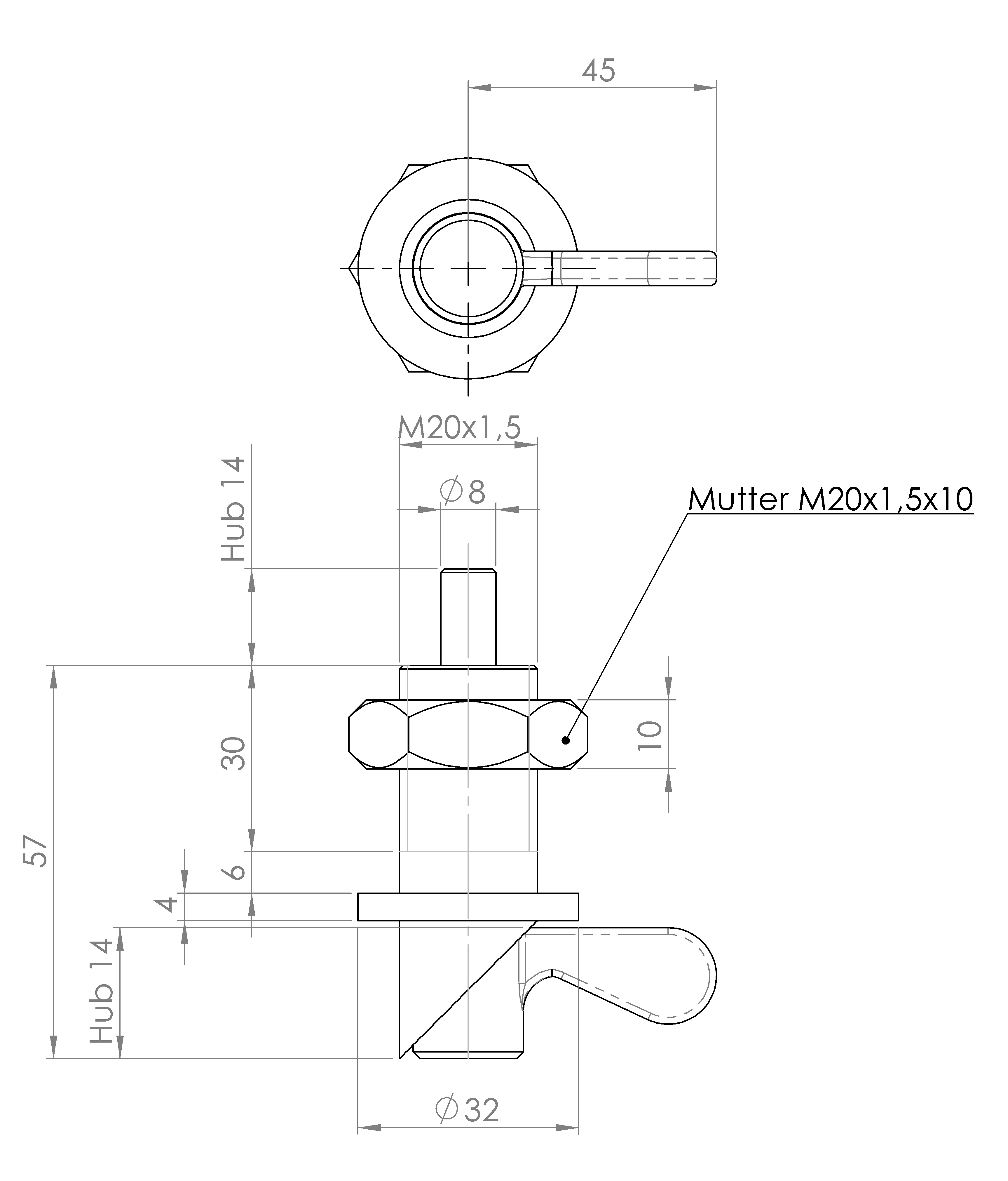 Federriegel arretierbar (2149.3241)